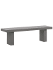 Beliani Gartenbank TARANTO in Grau - (W) 150 x (H) 45 x (L) 40 cm