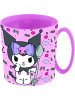 Hello Kitty Hello Kitty Kuromi mikrowellengeeigneter Plastikbecher 350 ml