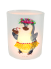 Mr. & Mrs. Panda Teelicht Pinguin Kokosnuss ohne Spruch in Transparent