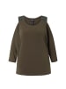 Ulla Popken Shirt in olivgrau