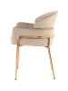 Kayoom Retro Stuhl Corey in taupe - roségold