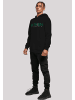 F4NT4STIC Hoodie Harry Potter Slytherin Text in schwarz