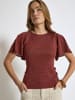 minus T-Shirt in Smoked Paprika Met.