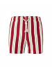 Gassa d’Amante Badeshorts Riccione in Rot-weiss