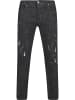 2Y Premium Tapered Jeans in black