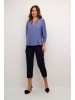 Kaffe Langarm-Bluse KAvera Regular fit in Blue Indigo