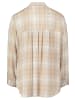 BETTY & CO Longbluse kariert in Camel/Grey