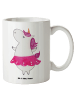 Mr. & Mrs. Panda Pott Einhorn Ballerina ohne Spruch in Weiß
