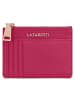 Lazarotti Bologna Leather Schlüsseletui Leder 11,5 cm mit Air Tag Fach in hot pink