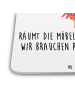 Mr. & Mrs. Panda Bierdeckel Fuchs Ballerina mit Spruch in Weiß