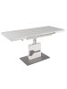 58 aufm Kessel FUNKTIONSTISCH ausziehbar Caitrin 110(150) x 65 x 57-76 Couchtisch Weiß/Lava