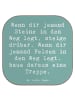 Mr. & Mrs. Panda Holzuntersetzer Spruch Stolpersteine im Alltag ... in Meeresbrise