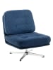 HOMCOM Loungesessel-87L x 70B x 84H cm-Blau