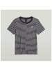 G-Star Raw T-Shirt in osaka blue-lt chalk stripe