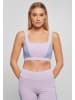 Urban Classics Urban Classics Damen Ladies Color Block Bra in lilac/violablue/softseagrass