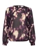 Kaffe Langarm - Hemd KAaska Regular fit in Purple Blurry Graphics