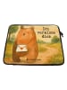 Mr. & Mrs. Panda Laptoptasche Bär Vermissen Design mit Spruch in Weiß