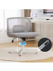 ABRIHOME Bürostuhl 360° drehbar und höhenverstellbar Mesh, Grau