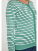 usha BLUE LABEL Women Cardigan in Hellgrün Weiss