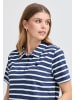 Fransa Kurzarm-Bluse FRSAMMA Regular fit in Navy Blazer mix