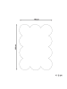 Beliani Kurzflor MALVAN in Beige - (W) 160 x (L) 230 cm