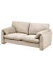 Beliani 2-Sitzer Sofa GETA in Beige/Schwarz - (W) 175 x (H) 77 x (L) 88 cm