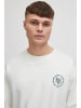 !SOLID Sweatshirt SDGaius - 21107854  Sweatshirt mit Rundhalsausschnitt und Print in Weiß
