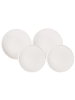Villeroy & Boch 4er Set Teller-Set NewMoon weiß in weiß