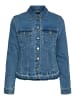 Vero Moda Jeansjacke mit Fly-Away Kragen in Light Blue Denim