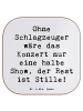 Mr. & Mrs. Panda Bierdeckel Spruch Schlagzeug Konzert mit Spruch in Weiß