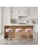 VASAGLE Barhocker Island in Rosa - (B)38.5 x (H)(45.5-57.5) x (T)38.5 cm