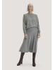 Hessnatur Strick Rock Midi in grau