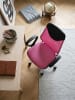 KADIMA DESIGN Jugenddrehstuhl DAVOS Nylon, ergonomisch, höhenverstellbar, max. 60 kg in Rosa