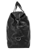 Bodenschatz Reisetasche echt Leder in schwarz