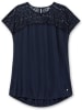 sheego Spitzenshirt in tiefblau
