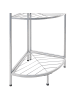 Beliani Kleiderständer LAWTON in Silber - (W) 53 x (H) 160 x (L) 37 cm