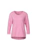 Street One Langarmshirt in pink crush melange