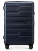 Wittchen Medium suitcase and cosmetic case with horizontal stripes in Navy Blue