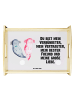 Mr. & Mrs. Panda Tablett Axolotl Freundin mit Spruch in Grau Pastell