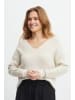b. young BYMILO VNECK JUMPER - KNIT Boxy fit in Birch