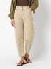 Rosner Hose Mara Tapered Detail in beige