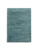 KADIMA DESIGN Teppich Hochflor Shaggy Uni-Look Polypropylen Wohnzimmer in Türkis
