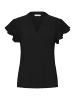 b. young Bluse kurzarm BYFILINEN Regular fit in Black