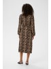 Kaffe Kleid KAkatrine Regular fit in Brown Leopard