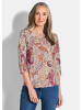 GOLDNER Florales Jerseyshirt mit Paisley-Muster in bunt / gemustert