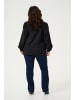 KAFFE curve Langarm-Bluse KCmai Regular fit in Black Deep