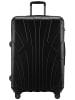 suitline Großer Reisekoffer erweiterbar XL Koffer 4 Rollen TSA 110 L in Schwarz