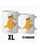 Mr. & Mrs. Panda Weiße Tasse Fuchs Blumen ohne Spruch in Weiß