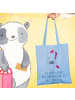 Mr. & Mrs. Panda Tragetasche Einhorn Fotograf mit Spruch in Sky Blue