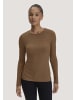 Hessnatur Hessnatur Longsleeve WARM TOUCH aus Bio-Schurwolle und TENCEL™ Lyocell in camel